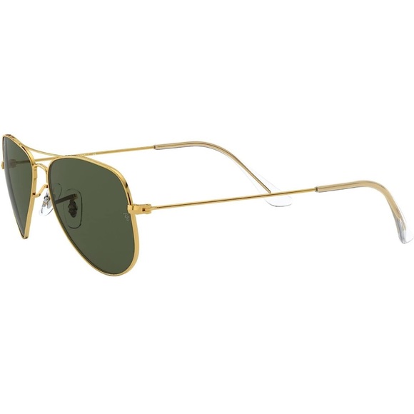 Ray Ban Small shrunken aviators 52 mm gold frames with crystal green len… - Picture 5 of 15
